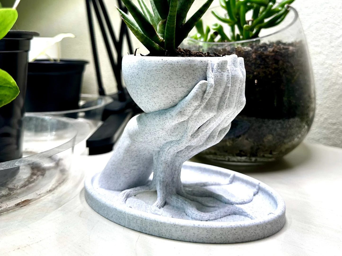 Rooted in Care" Hand Planter🌿
