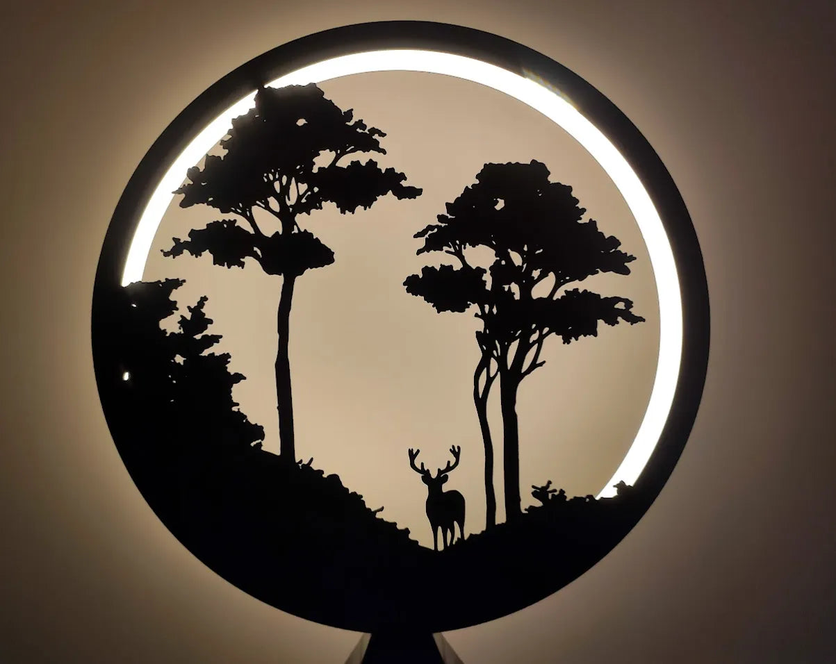 LunaRIng Lamp with Panels