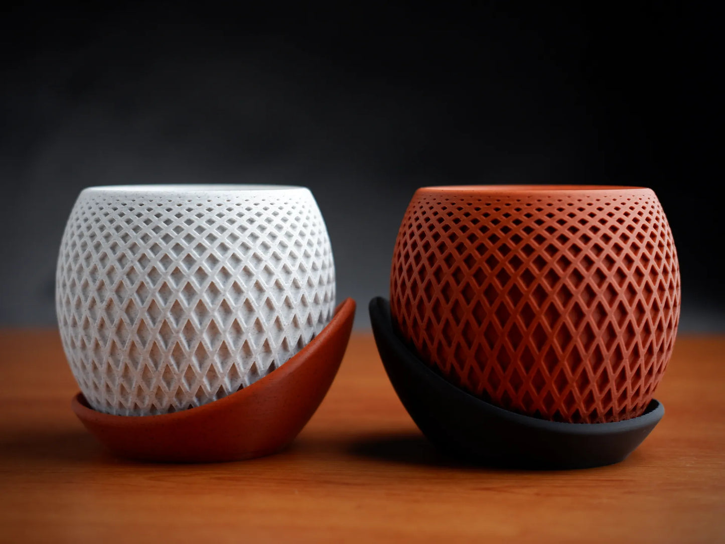 Polygon Planter - Wrap around plate
