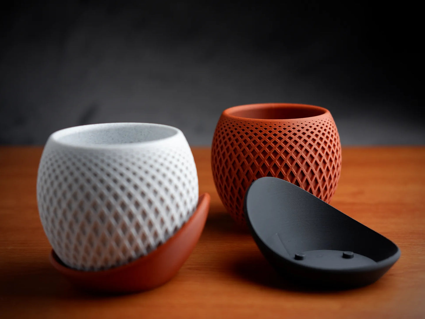 Polygon Planter - Wrap around plate