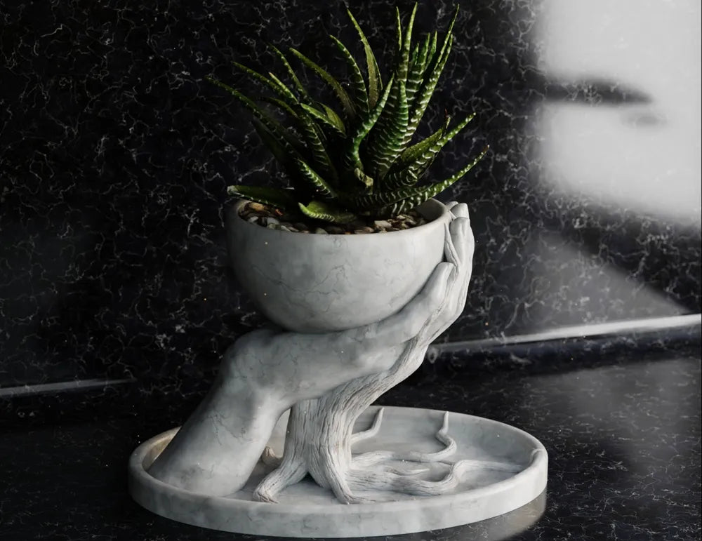 Rooted in Care" Hand Planter🌿