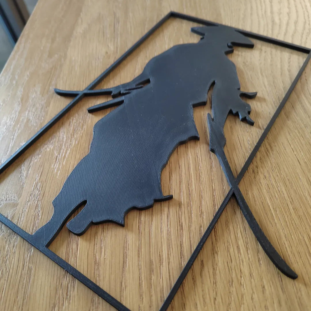 "Samurai Spirit" 3-Piece Metal Wall Art Set