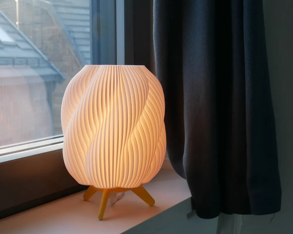 LumoGlow Swirl Table Lamp