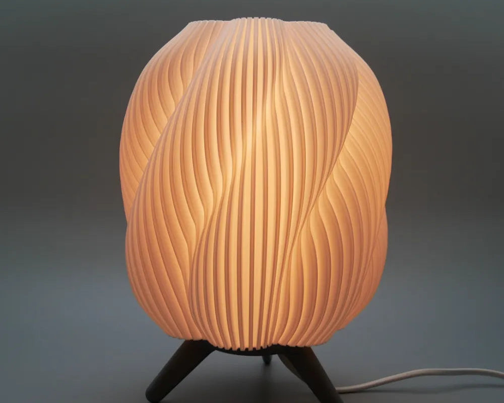 LumoGlow Swirl Table Lamp