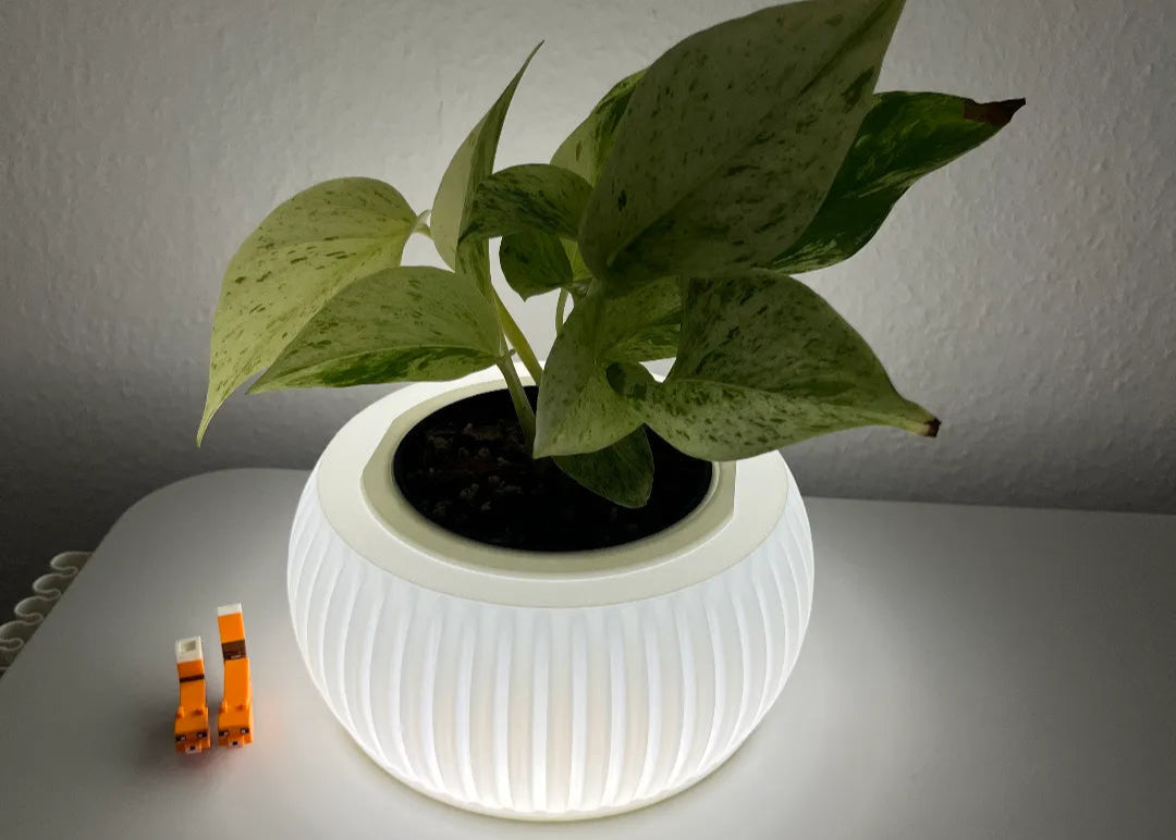GlowNest Lamp cum Planter