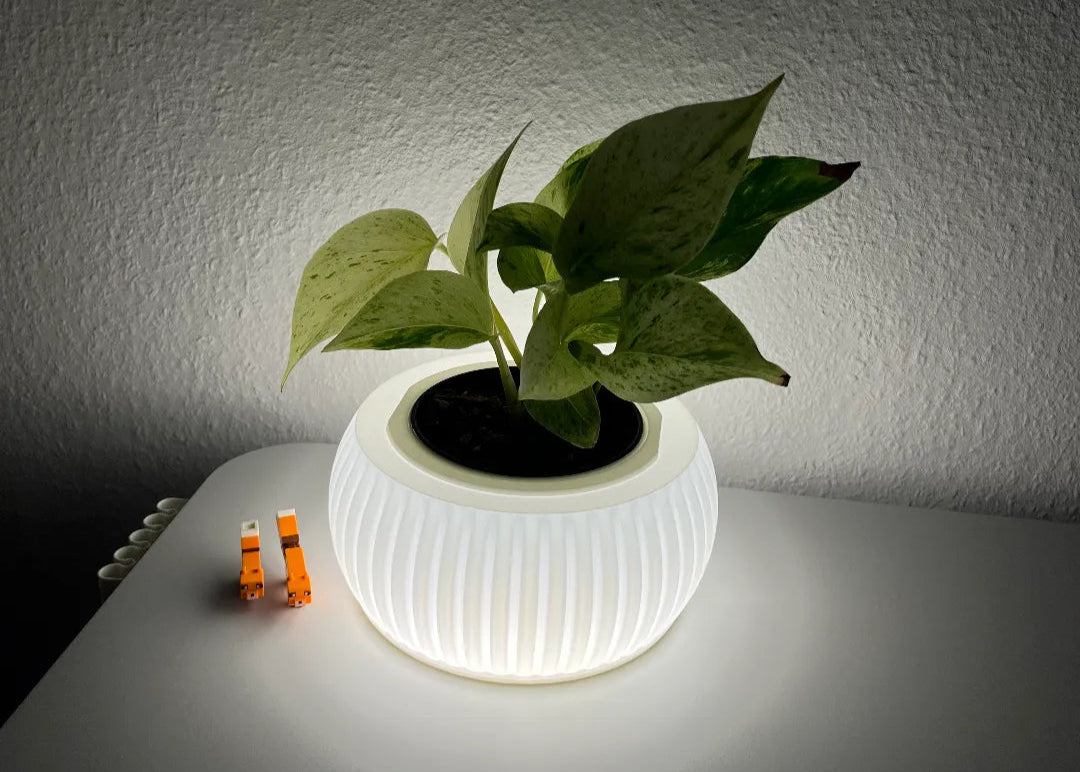 GlowNest Lamp cum Planter