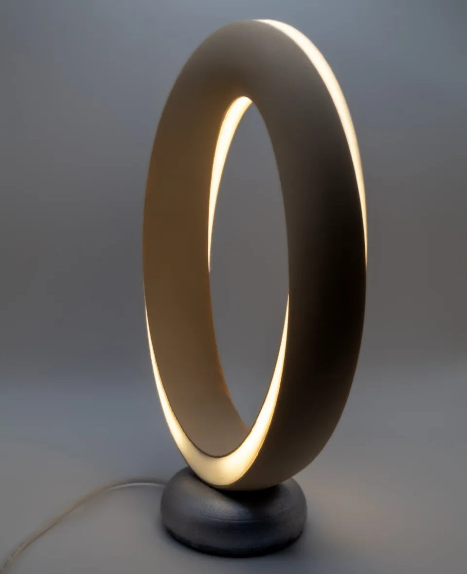 HaloLoop – Sculptural LED Ring Lamp
