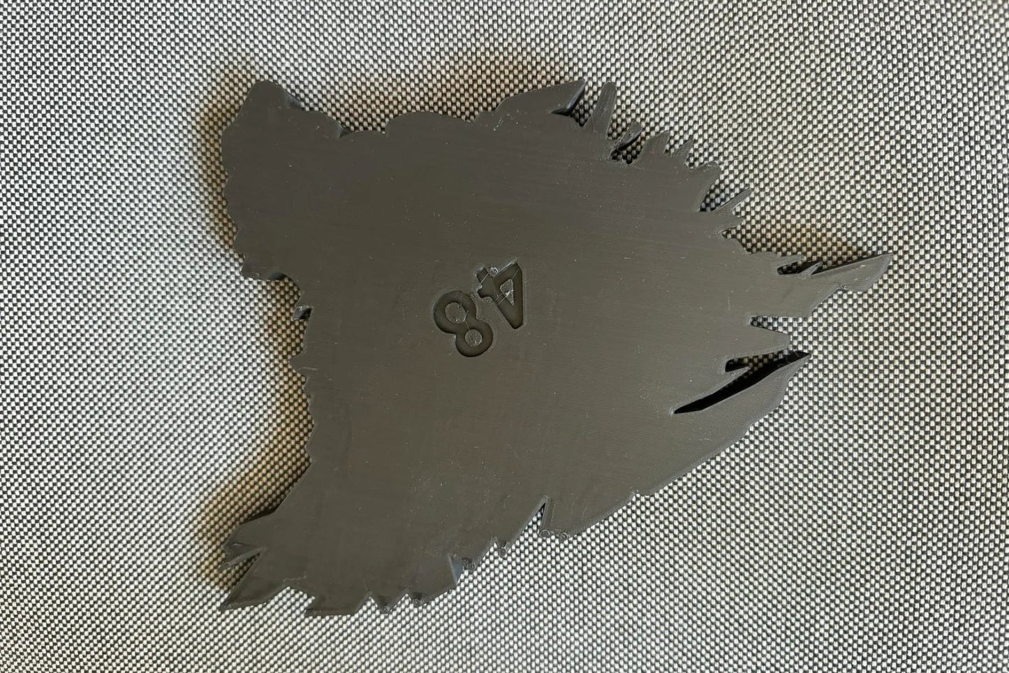 World GeoSculpt 3D Wall Map – Premium Black Edition