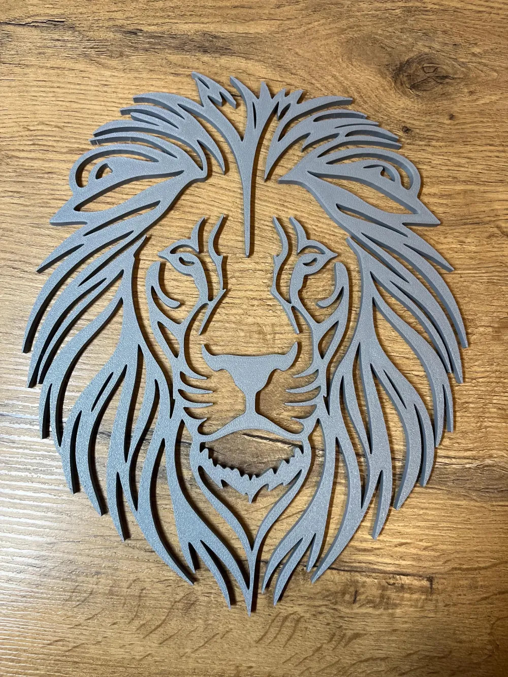 Regal Roar – 3D Printed Lion Wall Art