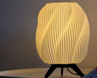 LumoGlow Swirl Table Lamp