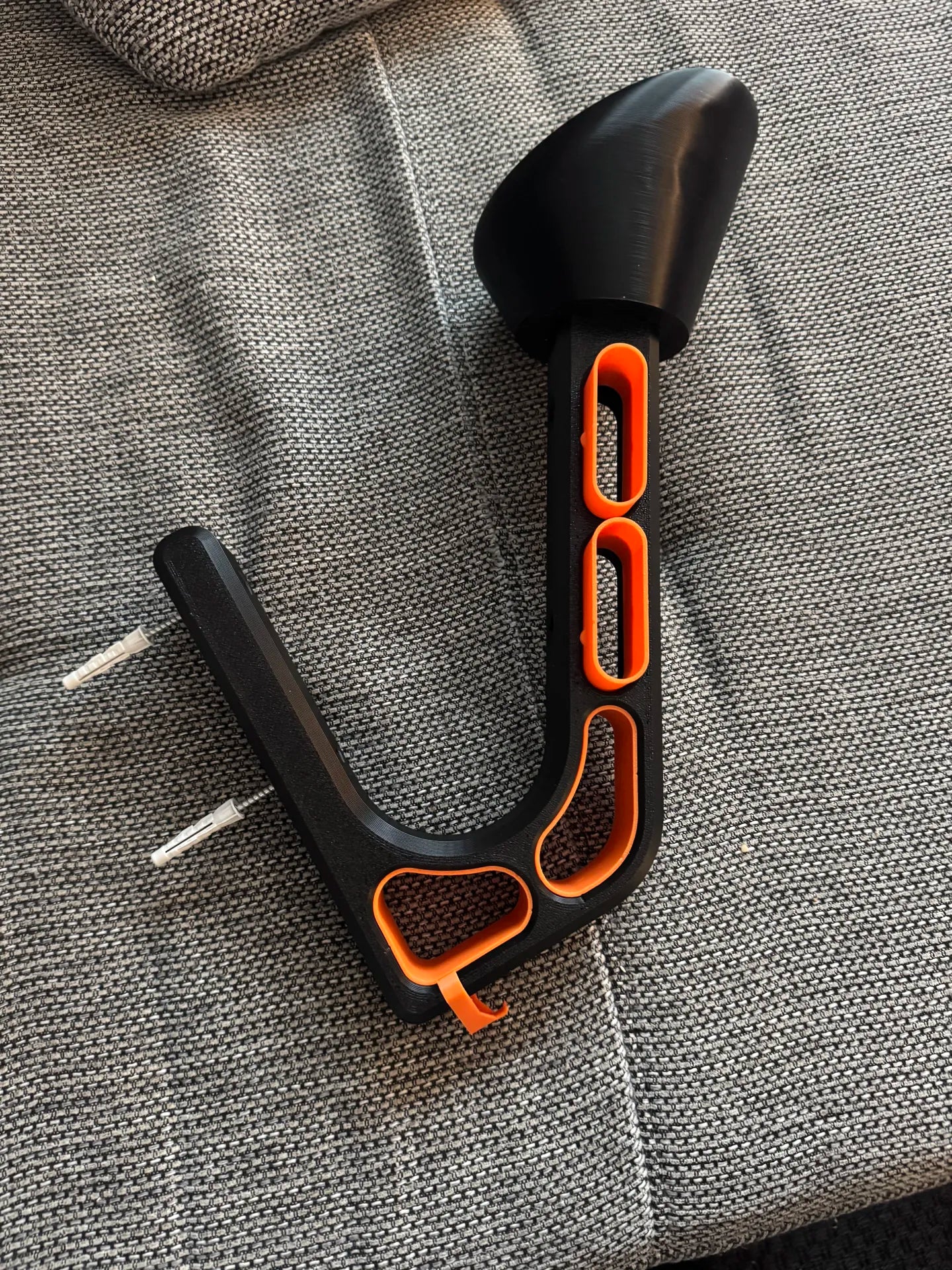 Ultimate Helmet Holder with Keychain Hook – Gear Organizer for Motorcycle, Cycling & Sports Helmets.