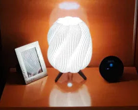 LumoGlow Swirl Table Lamp