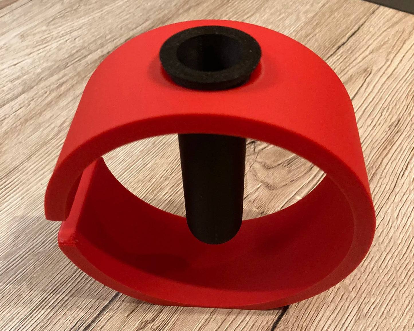 Crimson Curl Vase