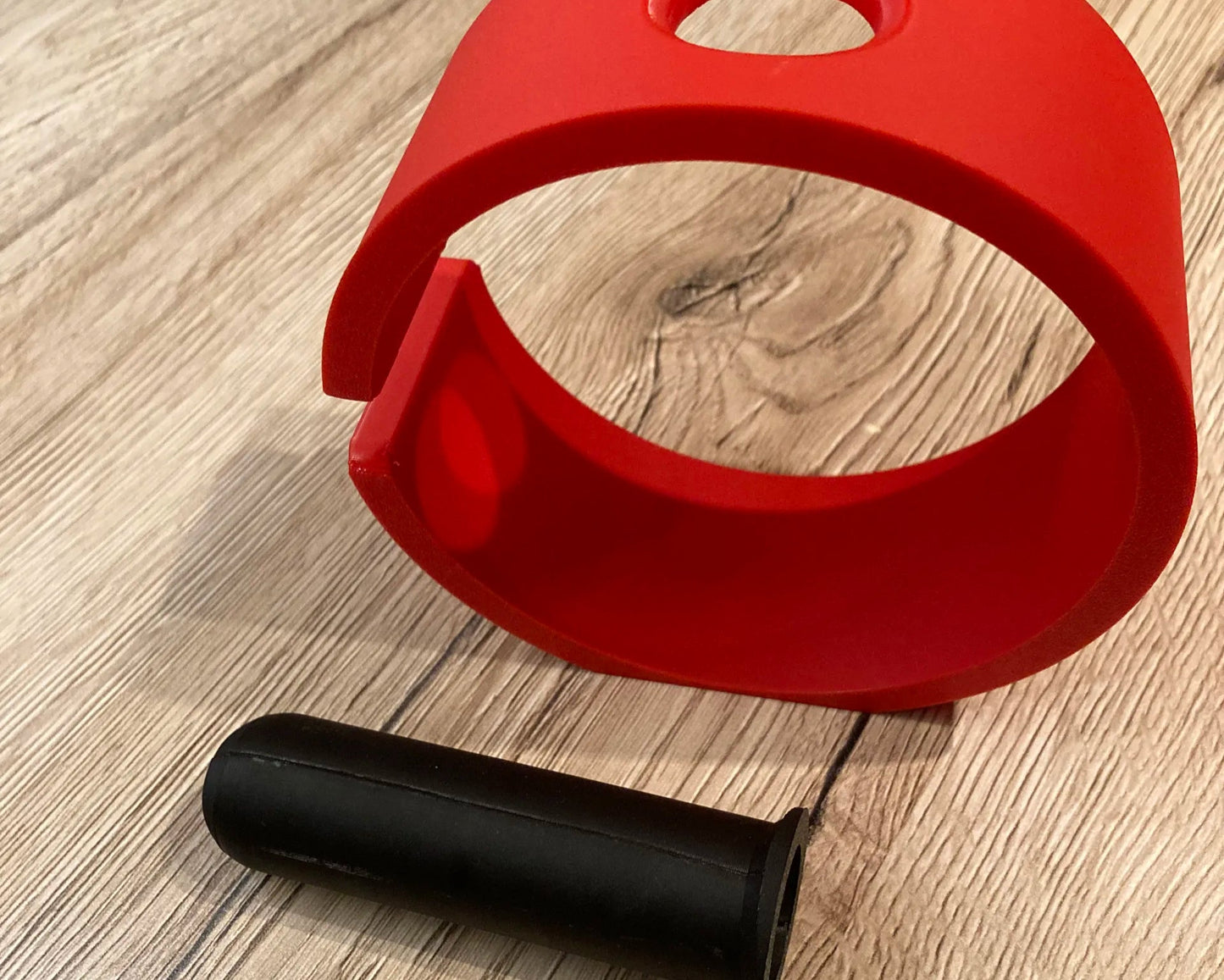 Crimson Curl Vase