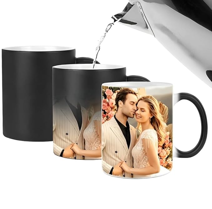 Magic Custom Photo Mug – Personalized Heat Reveal Coffee Mug