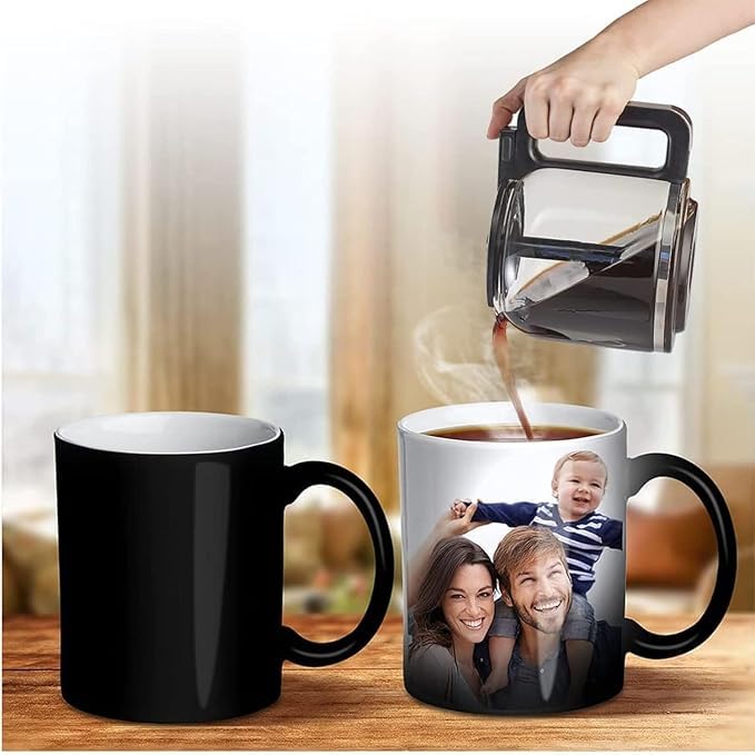 Magic Custom Photo Mug – Personalized Heat Reveal Coffee Mug