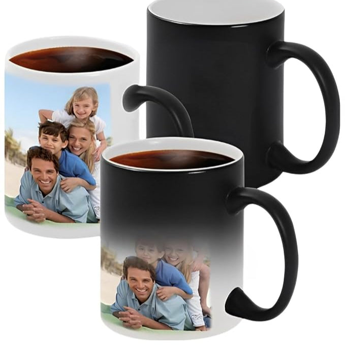 Magic Custom Photo Mug – Personalized Heat Reveal Coffee Mug