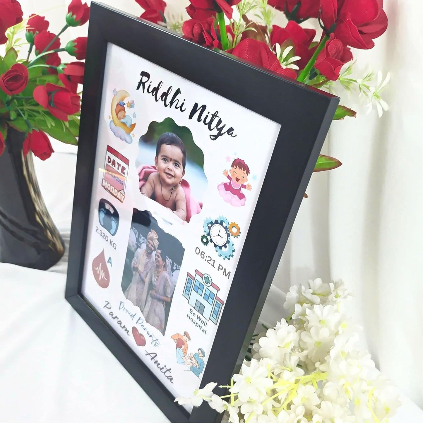 Welcome to World β Personalized Newborn Memory Frame