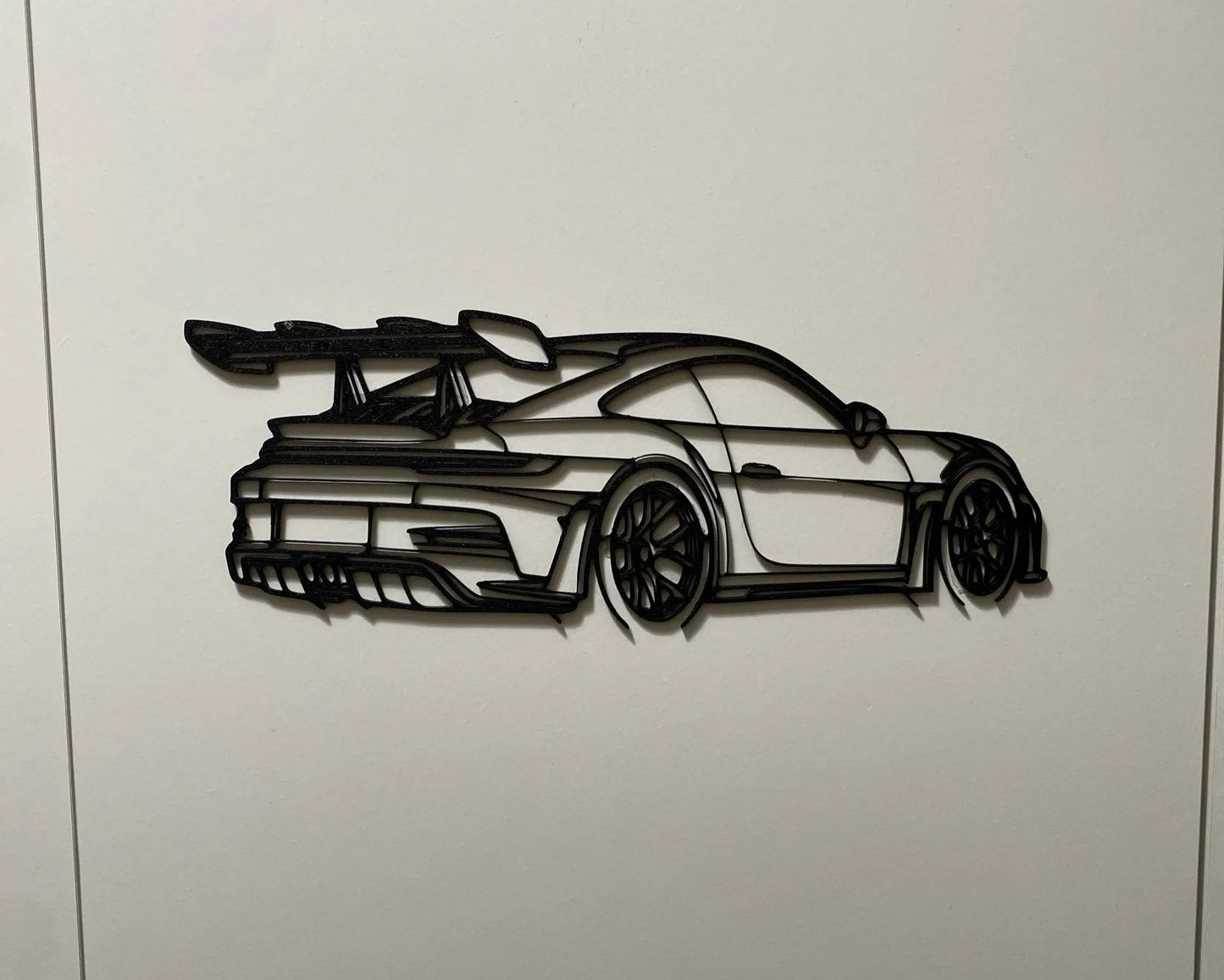 Porsche 911 GT Wall Art – 3D Printed Edition