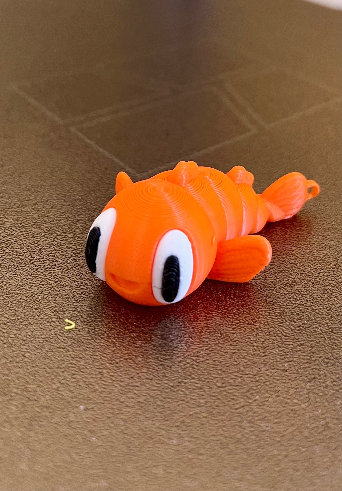Cute Clown Fish Articulated Keychain