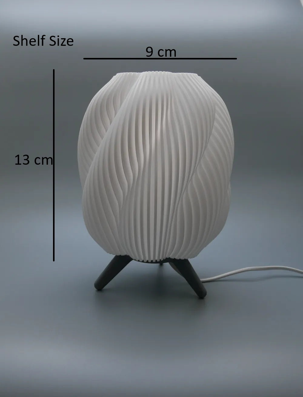 LumoGlow Swirl Table Lamp