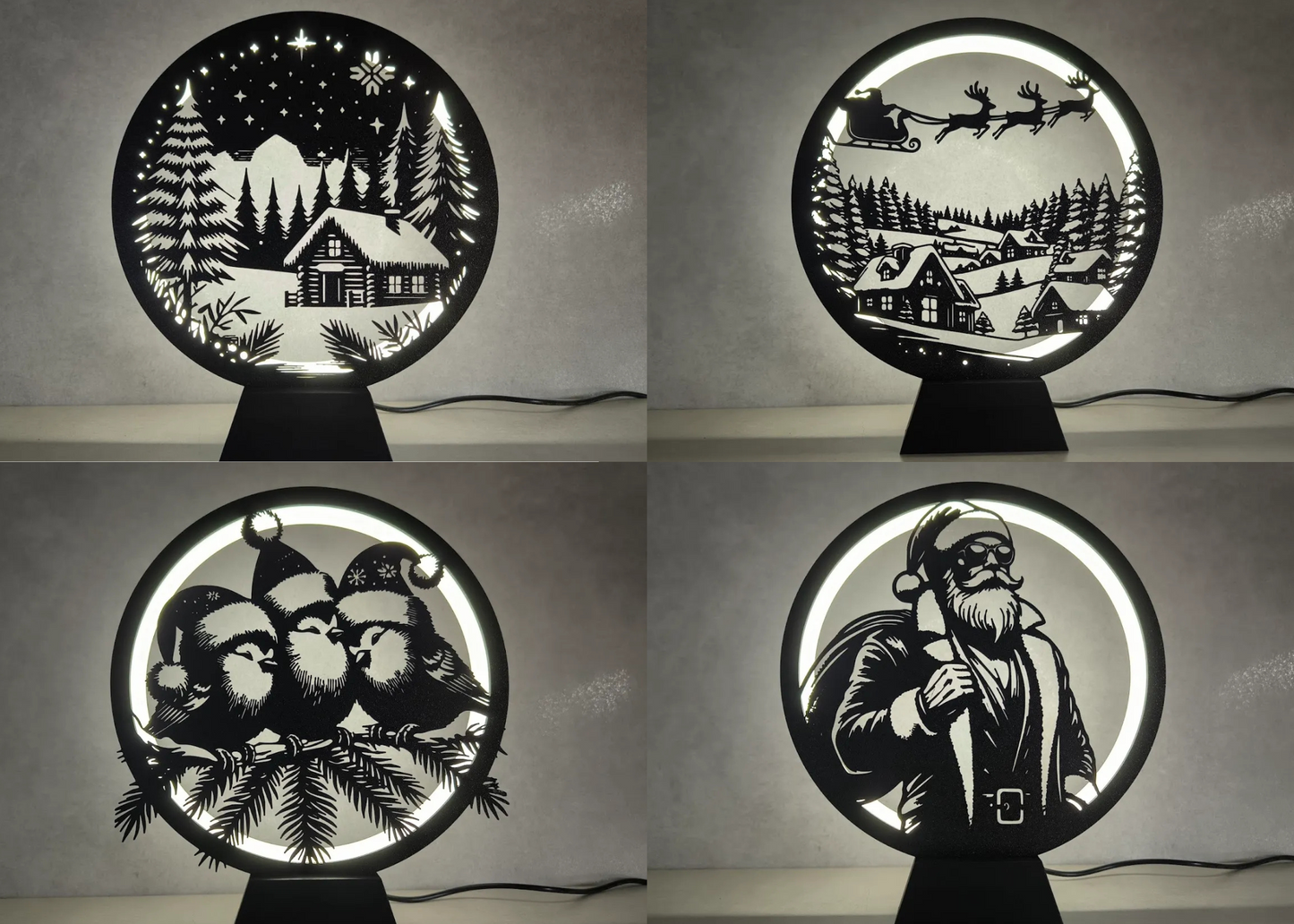 LunaRIng Lamp with Panels