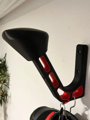 Ultimate Helmet Holder with Keychain Hook – Gear Organizer for Motorcycle, Cycling & Sports Helmets.