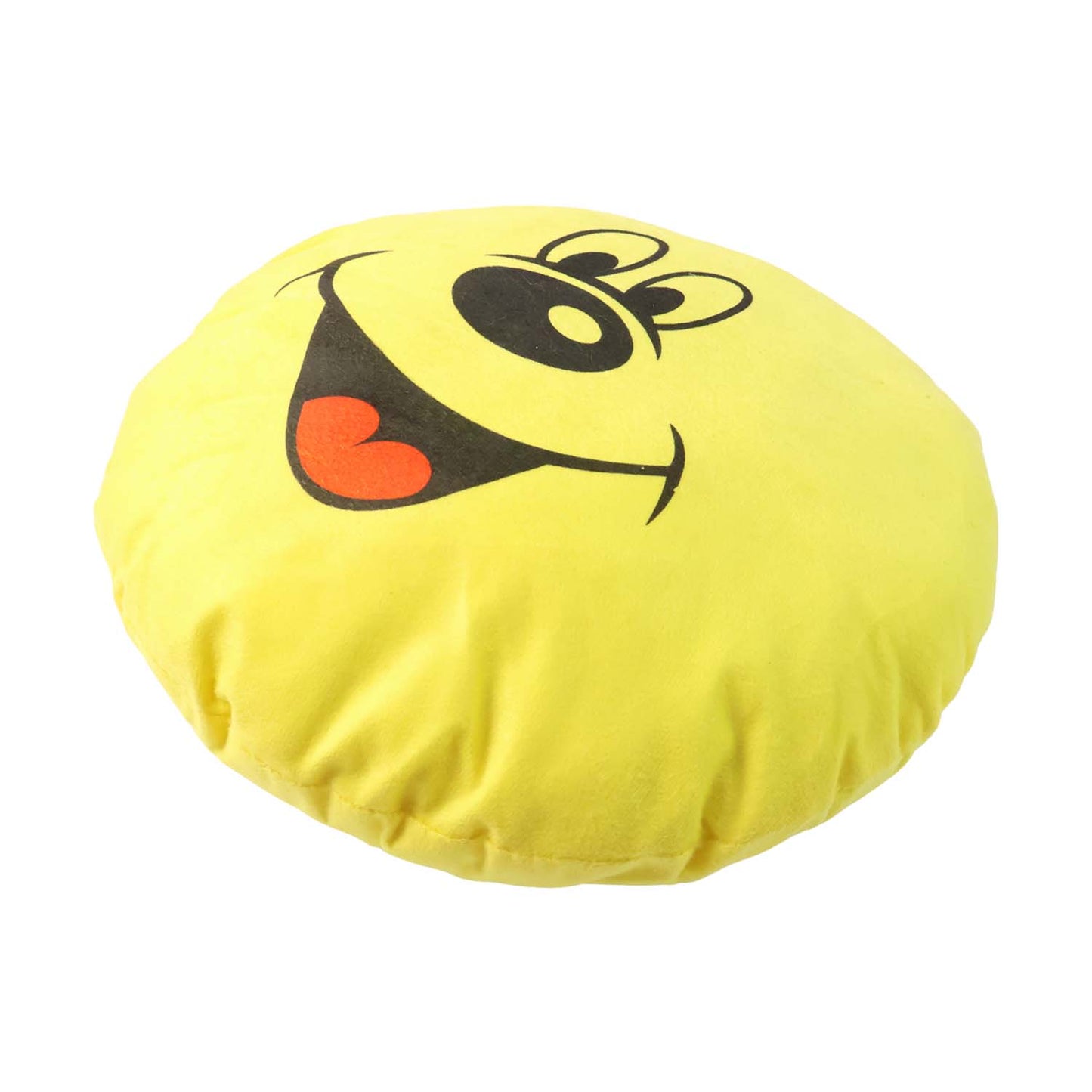 Cute Round Smiley Face Soft Pillow Cushion (30 X 30 Cm 1 Pc)