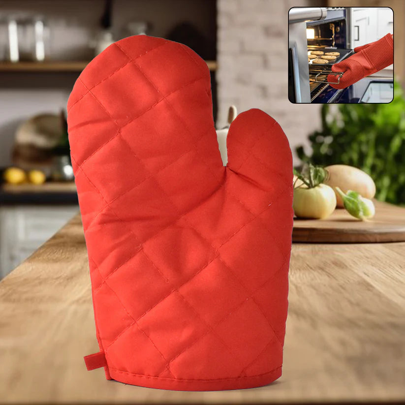 Heat Resistant Non-slip Oven Mittsgloves (1pc)