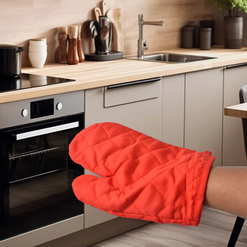 Heat Resistant Non-slip Oven Mittsgloves (1pc)
