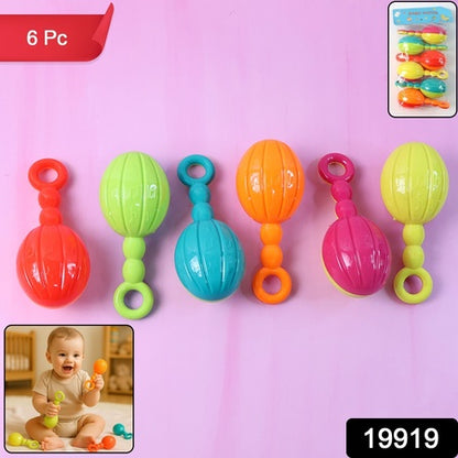 Baby Hand Rattle Toy - (6 Pc  Set)