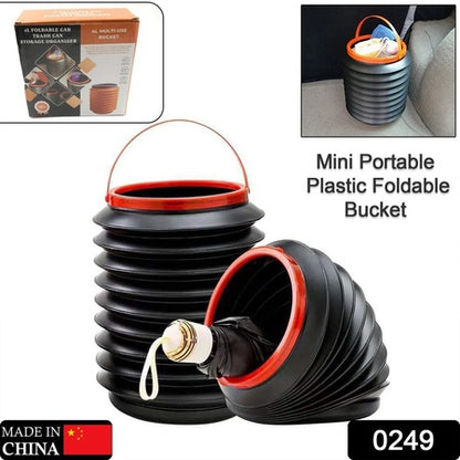 Foldable Storage Bucket  Water Container  Dustbin Multiuse Bucket For Home  Car  Kitchen Use Bucket
