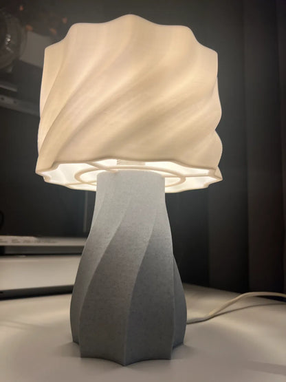 AuraTwist Sculptural Table Lamp