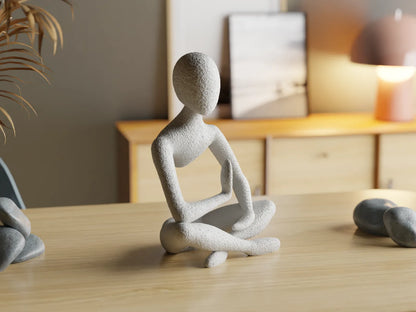 The Silent Trio – Modern Minimalist Sculptures