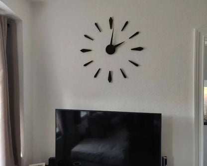 Modern Frameless Wall Clock – Bold & Minimal