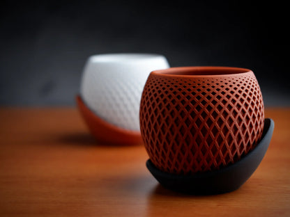 Polygon Planter - Wrap around plate