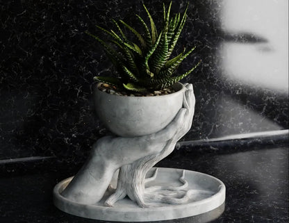 Rooted in Care" Hand Planter🌿