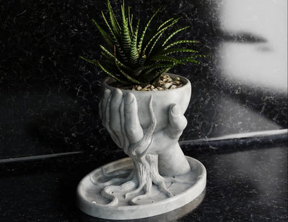 Rooted in Care" Hand Planter🌿