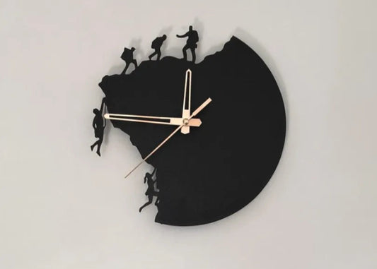 Climber's Wall Clock