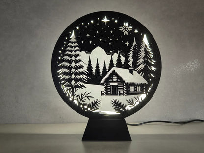 LunaRIng Lamp with Panels