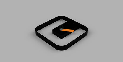 Simple MonoGlow Clock