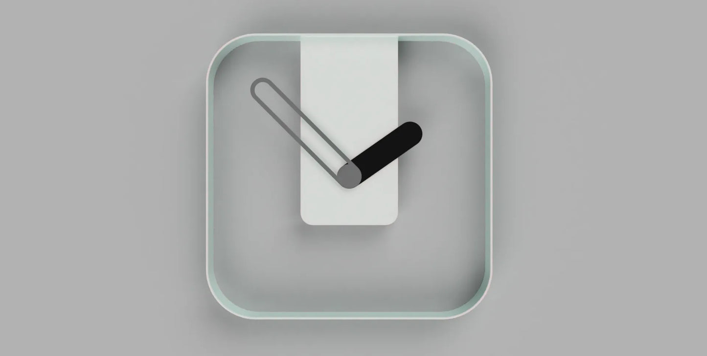 Simple MonoGlow Clock