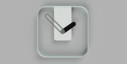 Simple MonoGlow Clock