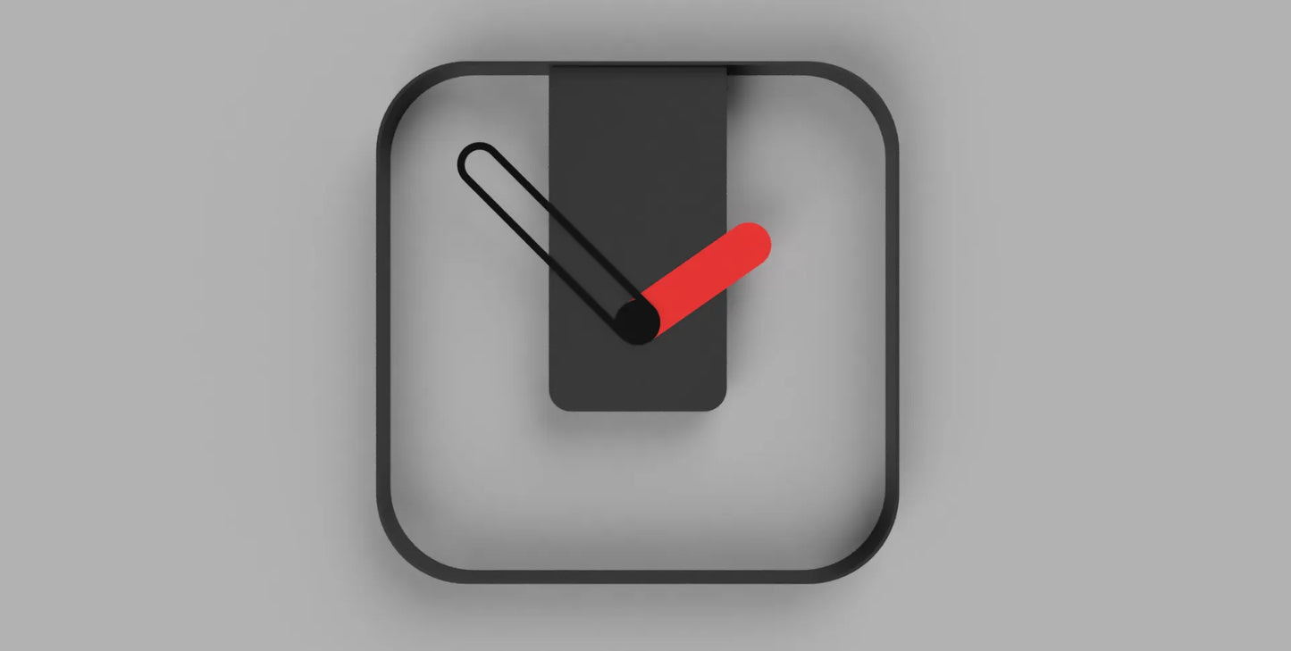 Simple MonoGlow Clock