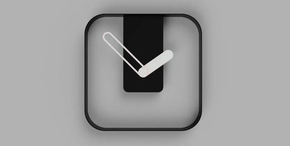 Simple MonoGlow Clock