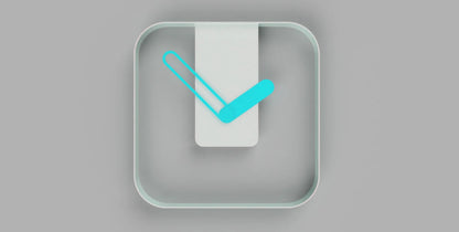 Simple MonoGlow Clock