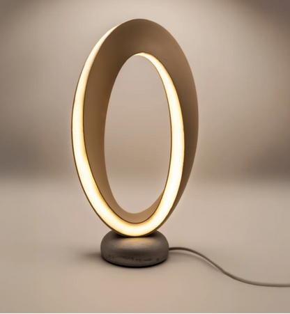 HaloLoop – Sculptural LED Ring Lamp
