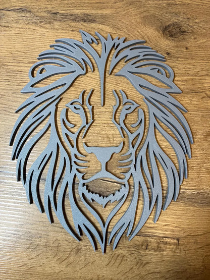 Regal Roar – 3D Printed Lion Wall Art