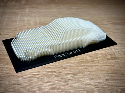 Porsche 911 Carrera Wall Art – 3D Layered Masterpiece