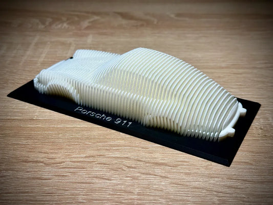 Porsche 911 Carrera Wall Art – 3D Layered Masterpiece